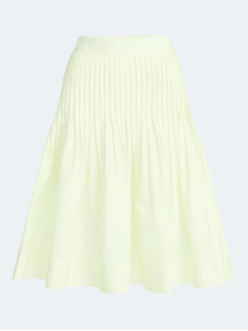 Free Assembly Pintuck Knee Length Skirt